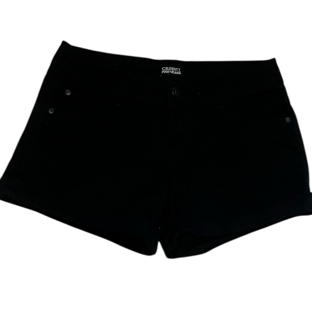Celebrity Pink Women's Black High Waist Shorts EUC 5